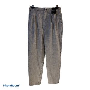 Cropped, woven gingham pants - Forever 21 - NWT!
